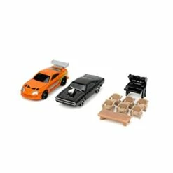 Budget 😉 Fast & Furious Nano Hollywood Rides Dom Toretto's House Display Diorama With Two 1.65" Die-cast Cars, Toys For Kids And Adults (33668) 🥰 -Vehicles Online Shop 21sl3VlIEHL