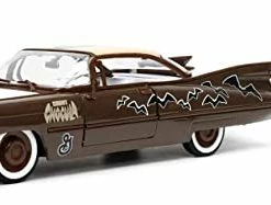 Discount 🧨 Count Chocula 1:24 1959 Cadillac Coupe DeVille Die-Cast Vehicle With Count Chocula Figure, Toys For Kids And Adult 🎁
