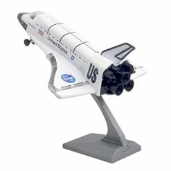 Cheapest 🌟 Space Shuttle Scale Model Kit Orbiter Ship Diecast Space Shuttle Toy Collection Light 8" 🌟