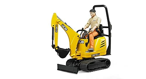 Deals 😍 Toys - Construction Realistic JCB Micro Excavator 8010 CTS And Bworld Construction Man Action Figure (Figure Colors May Vary) - Ages 4+ 👍 4 Deals 😍 Toys - Construction Realistic JCB Micro Excavator 8010 CTS And Bworld Construction Man Action Figure (Figure Colors May Vary) - Ages 4+ 👍 - Image 2