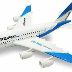 Deals ❤️ Airplane Toys Bump And Go Airlines Die Cast Metal Model Plane Toy With Lights And Sounds For Kids LightBlue 😉 -Vehicles Online Shop 318DqJvtWJL. AC