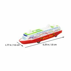 Coupon 🥰 5Pcs Cruise Ship Models Ocean Liner Cruise Ship Yacht Model Collection Toy, Plastic Ship Models Toys, Boy Plastic Ship Ornament Toy Xmas Gifts, 6.3 X 1.77 X 1.26 Inches, Assorted Style 😍 -Vehicles Online Shop 31EFBXzGxbL