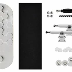 Outlet 😀 Complete Fingerboard Raised Hexagons Edition - Premium, Heat Transfer Graphic - Pro Shape & Size - Bearing Wheels, Pro Trucks, 61A Pro Duro Bushings - 34mm X 97mm Dec 🤩 -Vehicles Online Shop 31EtUbHdgcS