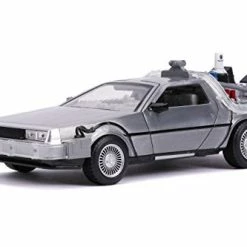 Cheap 😍 1:24 Diecast Back To The Future 2 Time Machine With Light ❤️