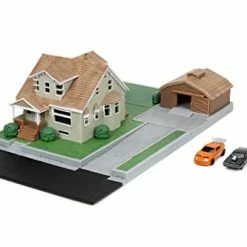 Budget 😉 Fast & Furious Nano Hollywood Rides Dom Toretto's House Display Diorama With Two 1.65" Die-cast Cars, Toys For Kids And Adults (33668) 🥰 -Vehicles Online Shop 31Jnlu2RHhL
