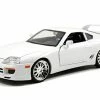 Buy 🔥 Fast & Furious 1:24 Brian's Toyota Supra Die-cast Car White, Toys For Kids And Adults (97375) 🤩 -Vehicles Online Shop 31RNzv50aBL