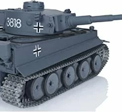 Coupon 🔥 Promo Ver 1/16 TK7.0 Henglong German Tiger I RC Tank 3818 IR BB Airsoft Smoke Sound Effect(3800mah Battery 360° Turret Metal Tracks Drive Wheels Steel Gearbox ) 🌟 -Vehicles Online Shop 31RlpVH2d8L