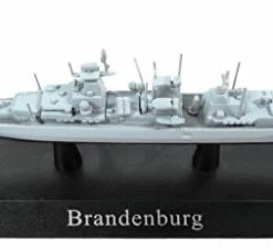 Hot Sale 🛒 Deagostini Warships Collection Brandenburg Class 1994 Class Frigates 1/1250 WS50 👍