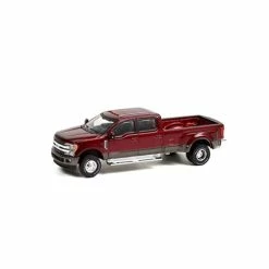 Discount 😉 Liukai0309 2019 F-350 Dually, Ruby Red And Stone Gray - Greenlight 46070/48 - 1/32 Scale Diecast Model Toy Car 🛒
