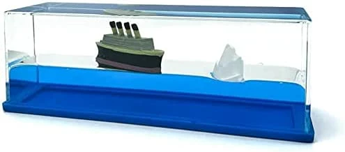 Brand new π Honsheng Unsinkable Titanic Simulator Toy Wavey Boat In A Box Liquid Wave Cruise Fluid Ship Decoration Ornament For Car Decoration Paperweight Desk Toy Gifts (Blue-Love) π 9 Brand new π Honsheng Unsinkable Titanic Simulator Toy Wavey Boat In A Box Liquid Wave Cruise Fluid Ship Decoration Ornament For Car Decoration Paperweight Desk Toy Gifts (Blue-Love) π - Image 7