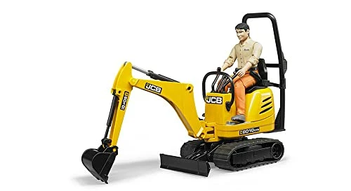 Deals 😍 Toys - Construction Realistic JCB Micro Excavator 8010 CTS And Bworld Construction Man Action Figure (Figure Colors May Vary) - Ages 4+ 👍 3 Deals 😍 Toys - Construction Realistic JCB Micro Excavator 8010 CTS And Bworld Construction Man Action Figure (Figure Colors May Vary) - Ages 4+ 👍