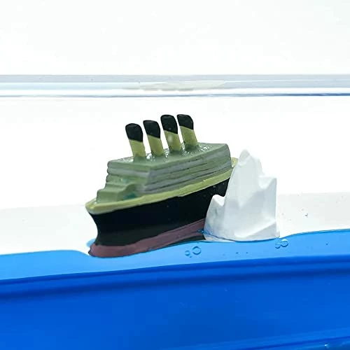 Brand new π Honsheng Unsinkable Titanic Simulator Toy Wavey Boat In A Box Liquid Wave Cruise Fluid Ship Decoration Ornament For Car Decoration Paperweight Desk Toy Gifts (Blue-Love) π 6 Brand new π Honsheng Unsinkable Titanic Simulator Toy Wavey Boat In A Box Liquid Wave Cruise Fluid Ship Decoration Ornament For Car Decoration Paperweight Desk Toy Gifts (Blue-Love) π - Image 4