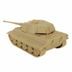 Flash Sale 😀 WW2 German King Tiger Tank - Tan 1:32 Vehicle For Plastic Army Men 🤩 -Vehicles Online Shop 4109SW48HzL