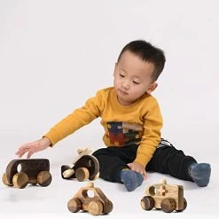 Cheapest 🥰 Unpainted Wooden Vehicle Cars For Toddlers, Handmade In Vietnam (Police Car And Ambulance) 😉 -Vehicles Online Shop 410zvmhPQYL