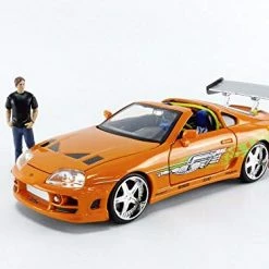 Coupon 👍 1:24 Diecast 1995 Toyota Supra With Brian O'Conner Figure 😍