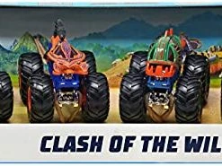 Discount 💯 Monster Trucks Clash Of The Wild Diecast Car 4-Pack 🎁