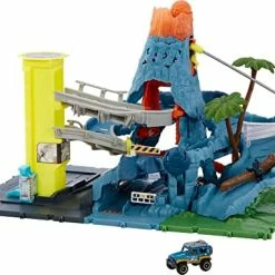 Hot Sale 🔔 Matchbox Action Drivers Volcano Escape Playset, Includes 1 Matchbox Vehicle, Car-Activated Features, Lights & Sounds, Toy For Kids 😀 -Vehicles Online Shop 412XIDatkCL. AC