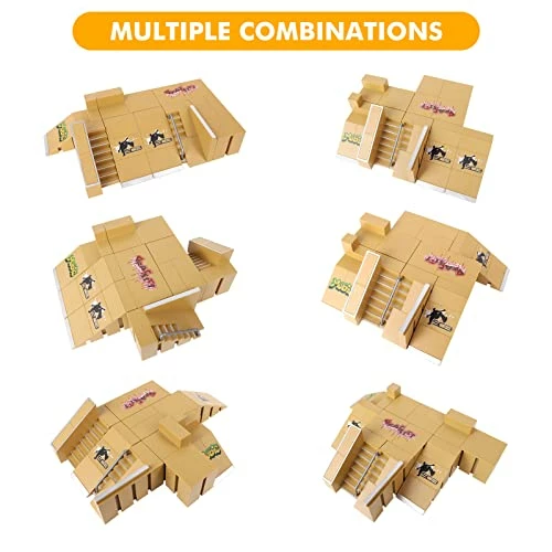 Discount โ Fingerboard Skate Park Ramp Decks And Finger Toys 19 PCS, Finger Skateboards Swing Board Mini Finger Bike Skates Scooter Skate Park Model Ramp Parts For Skateboard Training Educational Fun ๐ 8 Discount โ Fingerboard Skate Park Ramp Decks And Finger Toys 19 PCS, Finger Skateboards Swing Board Mini Finger Bike Skates Scooter Skate Park Model Ramp Parts For Skateboard Training Educational Fun ๐ - Image 6