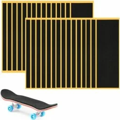 Best reviews of 👍 110mm X 38mm Black Wooden Fingerboard Skateboard Foam Grip Tape Stickers (8) 18pcs 😀 -Vehicles Online Shop 414FTQSJGML. AC