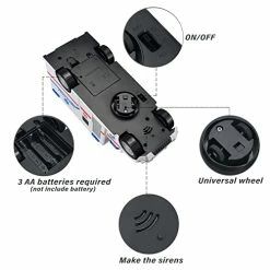 Promo 😍 Ambulance Toys For Kids 3-12 Years Old, Electric Ambulance Toys - With Bright Flashing 4D Lights And Real Sounds For Boys & Girl Ages 3+ Miracle Gift Toy (White) (HC034) 🌟 -Vehicles Online Shop 414lspcN5AL