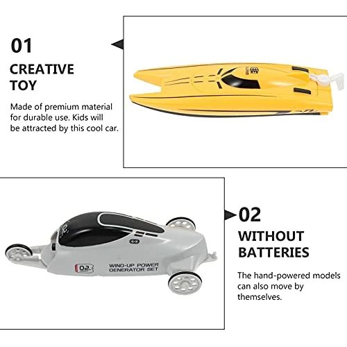 Cheap ๐ 5 Sets Speedboat Generator Kit Wind-up Assorted Play Realistic Children Power DIY Educational Assembly Toy -in- Models Lakes Pool Boat Car Bathing Toys Race Model Color Assorted Colorx3pc ๐ 5 Cheap ๐ 5 Sets Speedboat Generator Kit Wind-up Assorted Play Realistic Children Power DIY Educational Assembly Toy -in- Models Lakes Pool Boat Car Bathing Toys Race Model Color Assorted Colorx3pc ๐ - Image 3