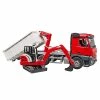 Best deal 🔥 03624 Mb Arocs Truck With Roll-Off- Container And Schaeff Mini Excavato 🤩 -Vehicles Online Shop 415mVZbSyzL