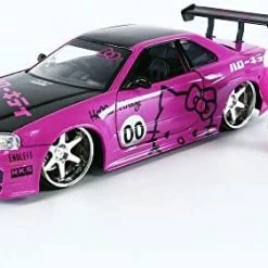 Cheap 🌟 Hello Kitty Toyko Speed 1:24 2009 Nissan GT-R R35 Die-cast Car & Hello Kitty Racing Figure, Toys For Kids And Adults Purple ✔️ -Vehicles Online Shop 416pBTRMNL. AC