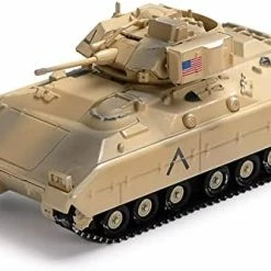 Best Sale 🎉 1/72 Scale Tank Model M2A2 Bradley Tracked Infanty Fighting Vehicle, Military And Gifts For Model Lovers, Suitable For Collection 3.5×1.7×1.5 Inch (Desert Color) 👍 -Vehicles Online Shop 4177KyczeXL. AC