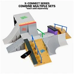 Discount 🌟 Jump N’ Grind X-Connect Park Creator, Customizable And Buildable Ramp Set With Exclusive Fingerboard, Kids Toy For Ages 6 And Up New F22: Sk8 Garage 🎁 -Vehicles Online Shop 417VpURNctL