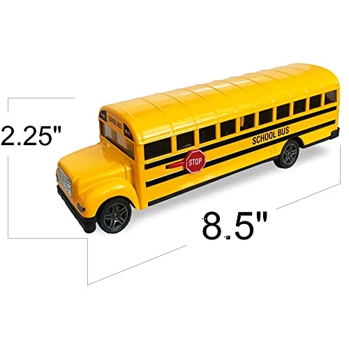 Wholesale ๐ Diecast Yellow School Bus Toy For Kids - 8.5 Inch Pull Back Car With Cool Opening Doors And Rubber Tires - Durable Diecast Metal - Best ๐ Birthday For Boys And ๐ง Girls ๐ฅ 6 Wholesale ๐ Diecast Yellow School Bus Toy For Kids - 8.5 Inch Pull Back Car With Cool Opening Doors And Rubber Tires - Durable Diecast Metal - Best ๐ Birthday For Boys And ๐ง Girls ๐ฅ - Image 4