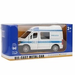 Best deal 🧨 Mini Simulation Alloy Ambulance Sound And Light Model Toy Car Polices Car Ambulance Toy(蓝色) 🤩 -Vehicles Online Shop 418JuNRiuAL