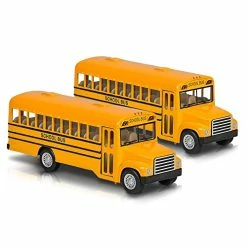 Wholesale โ 5 Inch Pull Back School Bus Toy - Set Of 2 - Includes 2, 5 Inch Classic School Bus - Diecast Bus Playset With Pull Back Mechanisms - Great Gift Idea For Boys And ๐ง Girls ๐งจ