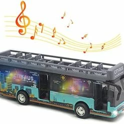 Promo 👍 School Bus Toys For Toddlers, 9'' Pull Back Yellow Toy Bus Diecast Cars With Sounds, Lights And Open Doors, 🥳 Birthday For Boys, 👧 Girls, Kids 🛒 -Vehicles Online Shop 419OvLGGrgL. AC