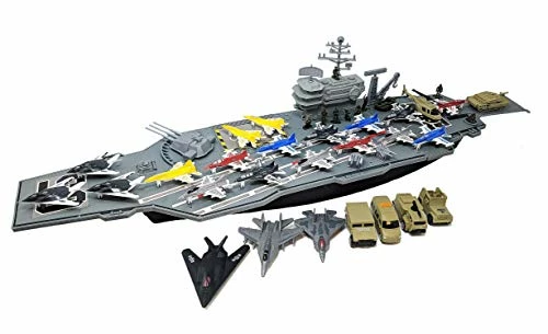 Cheap ๐ 33 Inch Aircraft Carrier With Soldiers Jets Military Vehicles (18 Fighter Jets) โญ 7 Cheap ๐ 33 Inch Aircraft Carrier With Soldiers Jets Military Vehicles (18 Fighter Jets) โญ - Image 5