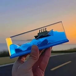 Brand new ⭐ Liquid Wave Cruise Ship Toy, Titanic And Iceberg Fluid Drift Bottle, Cruise Ship Model That No Longer Sinks, Suitable For Car Decoration, Bedroom, Sensory Play, Gift, Desk Or Paperweight 🎉 -Vehicles Online Shop 419xG3bjiGL