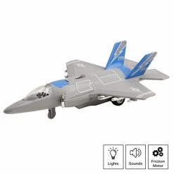 Top 10 😍 Army Air Force Fighter Jet F-22 Toy Military Airplane Friction Powered 1:16 Scale With Fun Lights And Sounds Pretend Play Quality Kids Action Bomber Aircraft Great Gift For Children Boys 👧 Girls 🔥 -Vehicles Online Shop 41A4Nbn0lXL