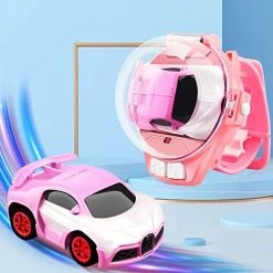Hot Sale 👏 2022 New Mini Remote Control Car ⌚ Watch Toys, 2.4 GHz Cartoon RC ⌚ Watch Racing Car, USB Charging Remote Control Car, TikTok ⌚ Watch Car Hand Controlled ⌚ Watch RC Car For Boys 👧 Girls 🎂 Birthday Gift, Green Pink ⌚ Watch Remote Control Car ✨ -Vehicles Online Shop 41AGJMQ7OhL. AC
