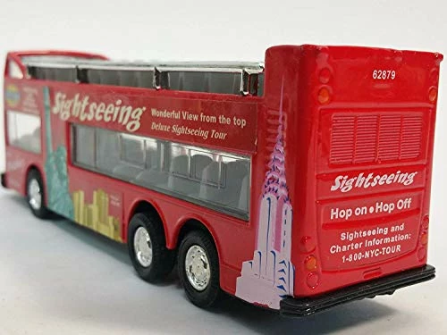 New 🔔 New York City NYC Double Decker NYC Sightseeing Double Decker Tour Bus Open Top Red 2168D 6 Inch Dieca 🛒 3 New 🔔 New York City NYC Double Decker NYC Sightseeing Double Decker Tour Bus Open Top Red 2168D 6 Inch Dieca 🛒