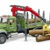 Buy 🥰 02824 MACK Granite Timber Truck With Loading Crane And 3 Trunks 💯 -Vehicles Online Shop 41AstHOU1zL
