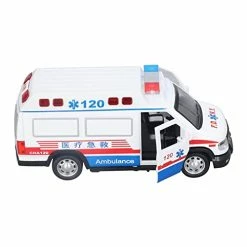 Buy 🌟 Alloy Ambulance Model, Alloy Emergency Vehicle Model Pullback Function With LED Lights For Over 3 Years Old 🌟 -Vehicles Online Shop 41AtUBnjxtL