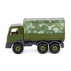 Discount 🔥 Polesie49148 Supertruck Military Canvas Truck-Toy Vehicles, Multi Colour ⌛