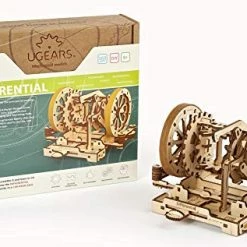 Discount 🔥 STEM Differential Model Kit - Creative Wooden Model Kits For Adults, Teens And Children - DIY Mechanical Science Kit For Self Assembly - Unique Educational And Engineering 3D Puzzles With App 🔔