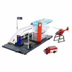Best reviews of 🥰 4-Level Garage, The One-Stop-Shop & Action Drivers Helicopter Rescue Playset For Kids 3 Years Old & Up, With 1 1:64 Ambulance, Helicopter, Red 👍 -Vehicles Online Shop 41DF5UAlLEL