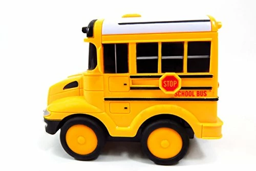 Wholesale 🔥 R/C School Bus Radio Control Toy Car For Kids | Steering Wheel Remote | Lights And Sounds 🔥 4 Wholesale 🔥 R/C School Bus Radio Control Toy Car For Kids | Steering Wheel Remote | Lights And Sounds 🔥 - Image 2