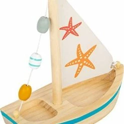 Discount 🤩 Small Foot Wooden Toys Starfish Sailboat Premium Water Toy, Multicoloured 🔔 -Vehicles Online Shop 41DuXXspDlL