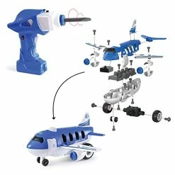 Budget 🌟 Airplane Take Apart Toy With Electric Drill | Take Apart Toys That Convert To Remote Control Airplane | Easter Gift For Boys 3,4,5,6,7 Year Old | Build Airplane For Kids And Toddlers | Realistic Plan 🛒 -Vehicles Online Shop 41EHrzbAAJL
