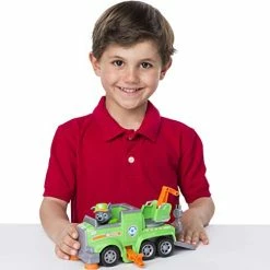 Brand new 🔥 Ultimate Rescue, Rocky’s Ultimate Rescue Recycling Truck With Moving Crane & Flip-Open Ramp, For Ages 3 & Up ✔️ -Vehicles Online Shop 41EKSRTULUL