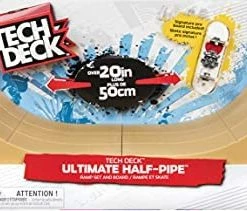 Best Sale 💯 Ultimate Half-Pipe Ramp And Exclusive Primitive Pro Model Finger Board, For Ages 6 And Up 😍 -Vehicles Online Shop 41F1OWt26yL. AC