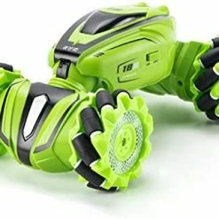 Promo ✔️ Remote Control Car,One Button Twist Deformation,1:18 Scale 2.4GHZ All Terrains RC Cars,Twist Stunt Drift Vehicle Toy,Offroad RC Truck Toys For Boys 8-12 (Handle+Watch Control Blue) 💯 -Vehicles Online Shop 41FngKHvR4L. AC