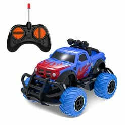 Flash Sale 🔔 Toddlers Toys For 4-5 Year Old Boys RC Car Remote Control Trucks For 3-4 Year Old Kids , 🎂 Birthday Gifts Preschool Toys Cars RWD 1/43 Scale （Blue RAM） 🧨